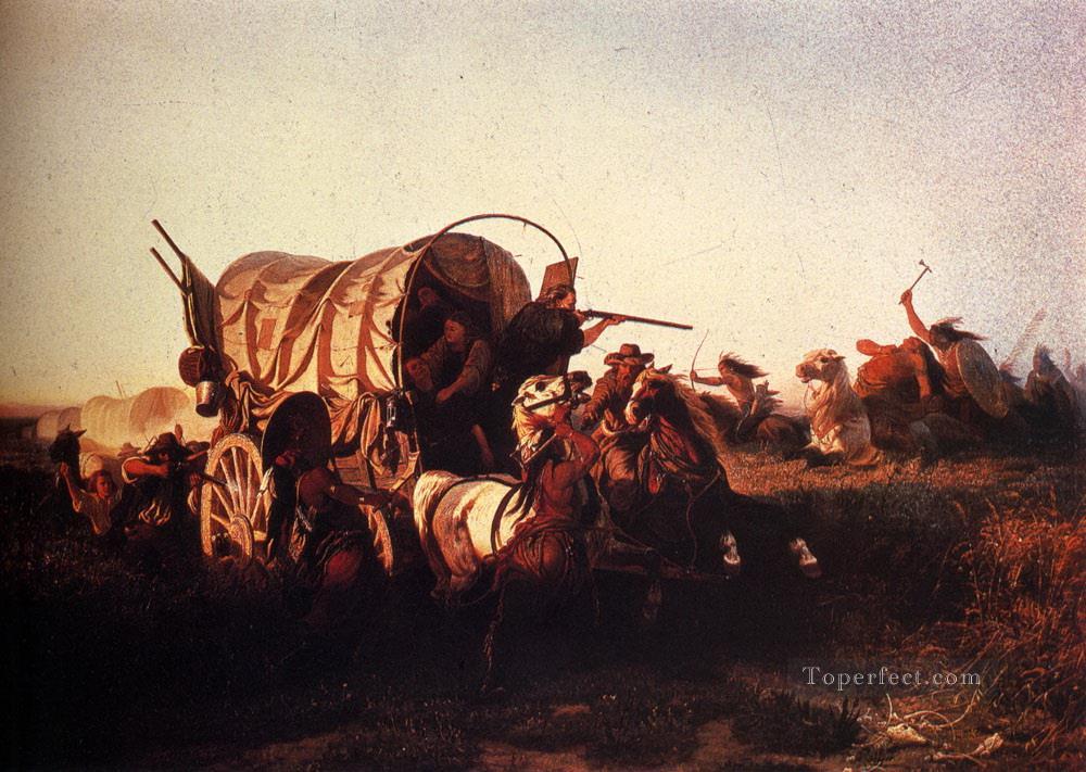western American Indians 38 Oil Paintings